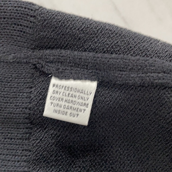 ST JOHN Black Jacket/Blazer with gold trim and gold buttons. Like New. - Picture 7 of 7